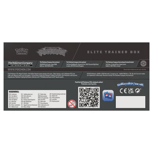 Pokémon Pitch Black Elite Trainer Box