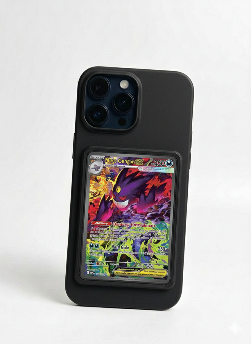 phone case with card display TCGCase Card Showcase Phone Case