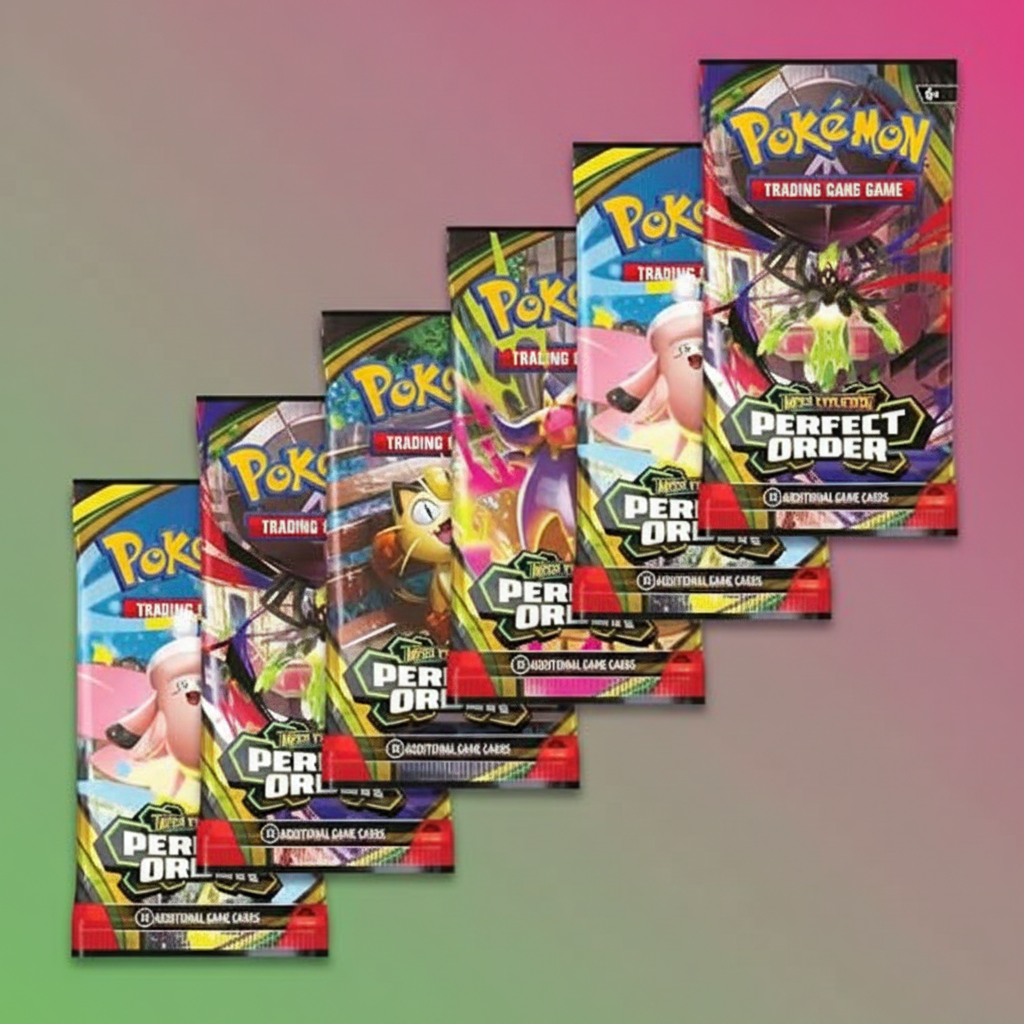 pokemon booster pack timeline Pokémon Perfect Order Card Condition:Near Mint Disney Lorcana Ursula's Return Custom Pokemon Cards Violet—White Flare expansion