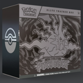 Pokémon Pitch Black ETB - Charcoal Background